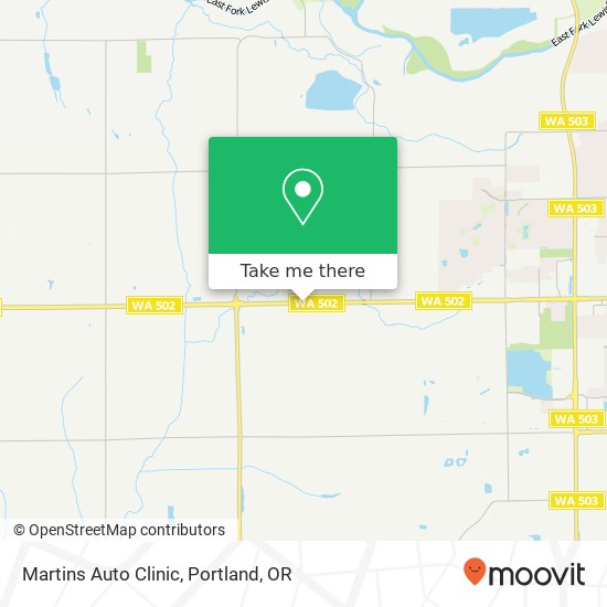 Mapa de Martins Auto Clinic