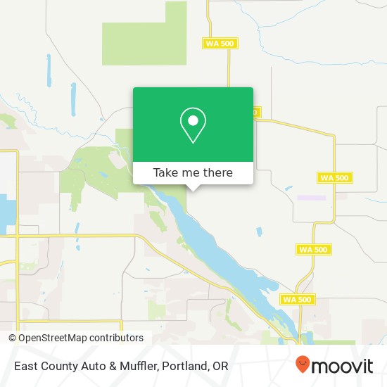 East County Auto & Muffler map