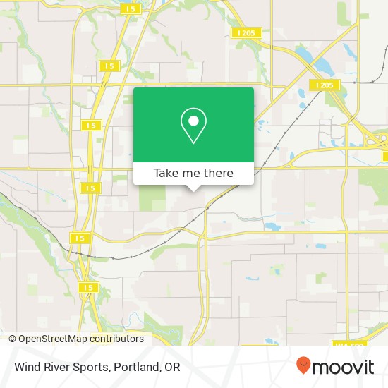 Mapa de Wind River Sports