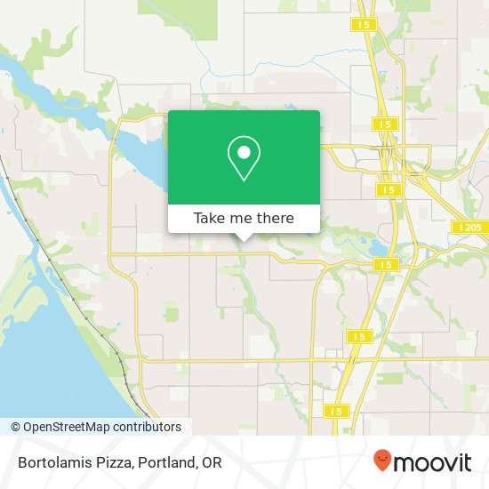 Bortolamis Pizza map