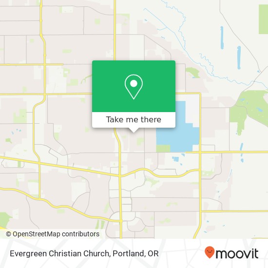 Evergreen Christian Church map