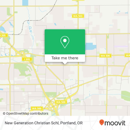 Mapa de New Generation Christian Schl