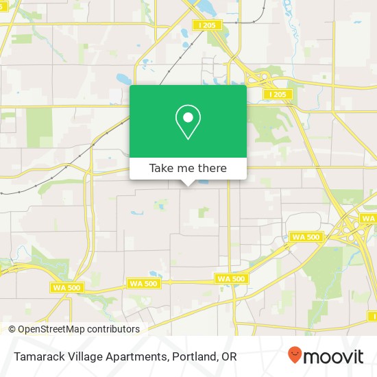 Tamarack Village Apartments map