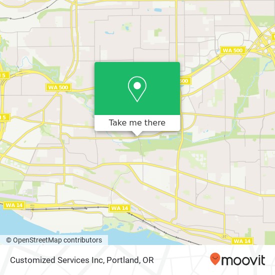 Customized Services Inc map