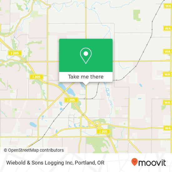 Mapa de Wiebold & Sons Logging Inc