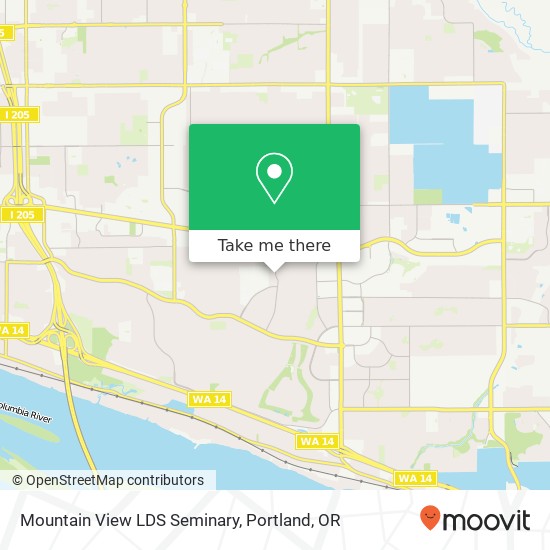 Mapa de Mountain View LDS Seminary