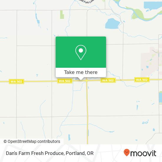 Dan's Farm Fresh Produce map