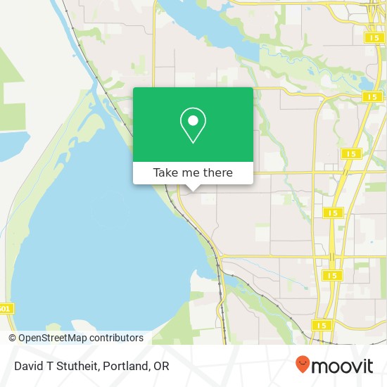 Mapa de David T Stutheit