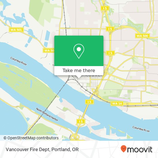 Mapa de Vancouver Fire Dept