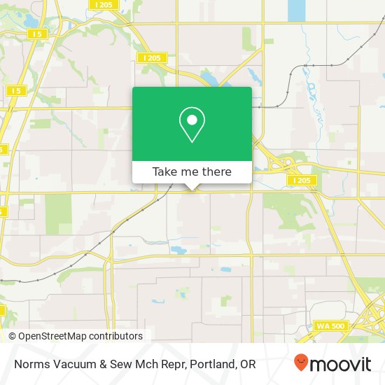 Mapa de Norms Vacuum & Sew Mch Repr