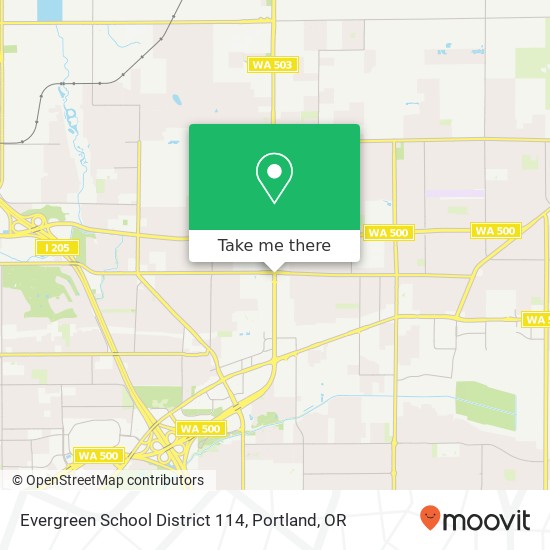 Evergreen School District 114 map