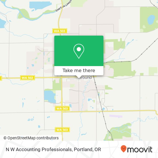 N W Accounting Professionals map