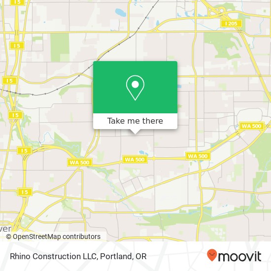 Rhino Construction LLC map