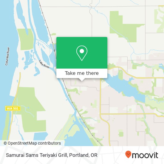 Mapa de Samurai Sams Teriyaki Grill