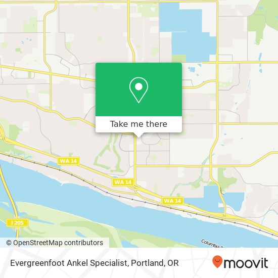 Mapa de Evergreenfoot Ankel Specialist