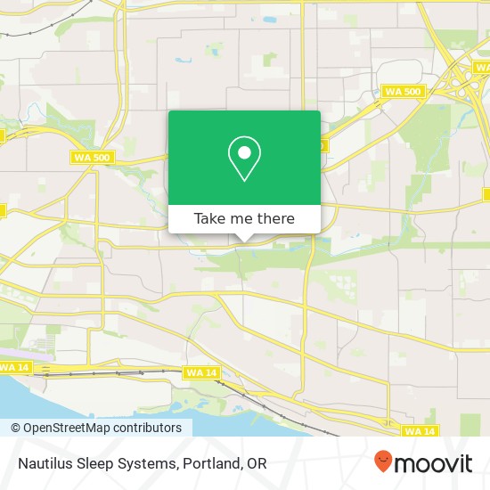 Mapa de Nautilus Sleep Systems