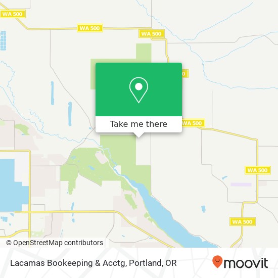 Mapa de Lacamas Bookeeping & Acctg