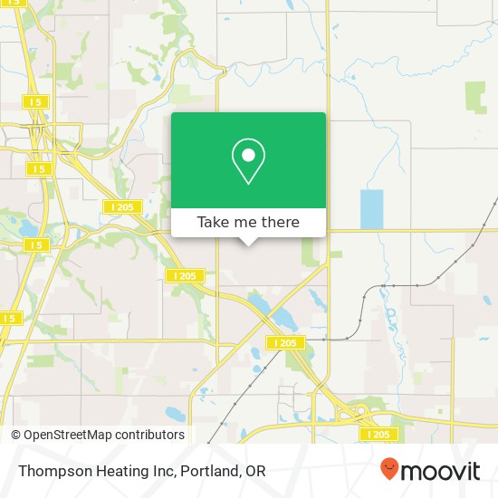 Thompson Heating Inc map