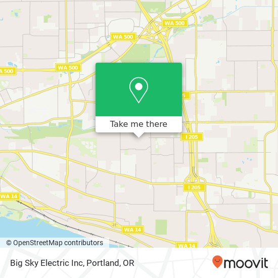 Mapa de Big Sky Electric Inc