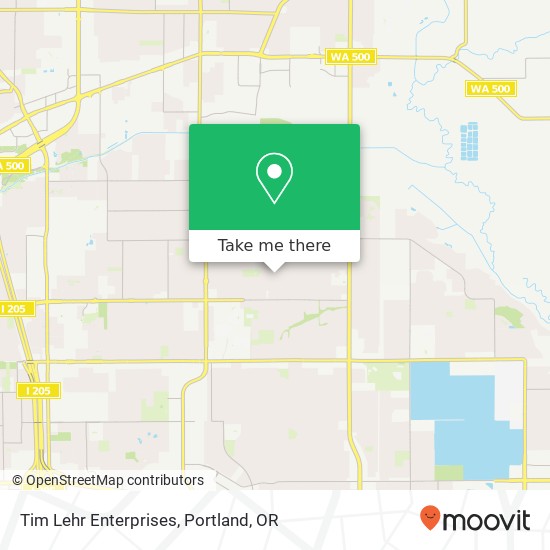 Mapa de Tim Lehr Enterprises