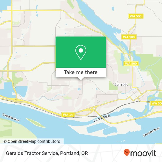 Geralds Tractor Service map