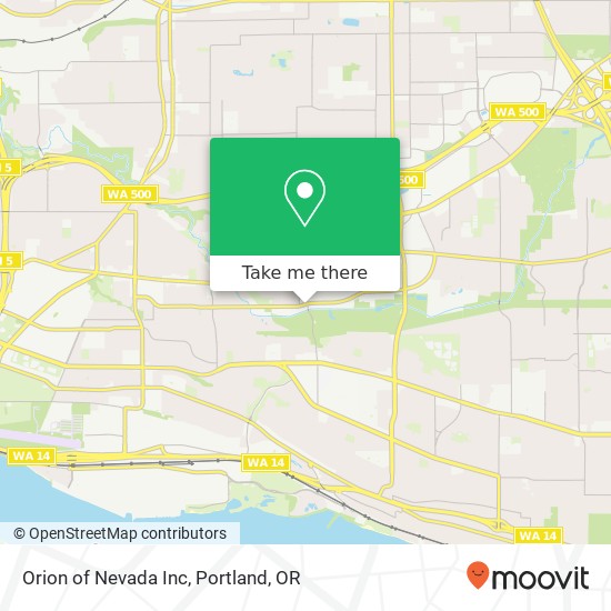 Mapa de Orion of Nevada Inc
