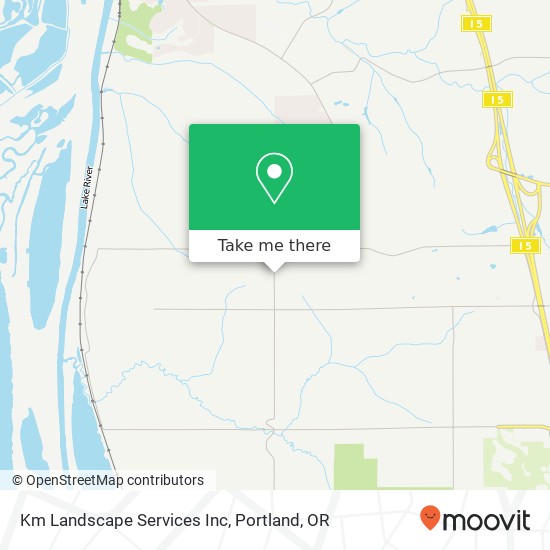 Km Landscape Services Inc map