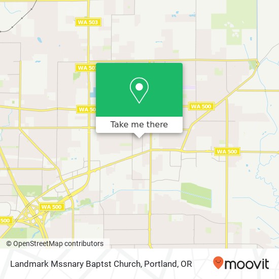 Landmark Mssnary Baptst Church map