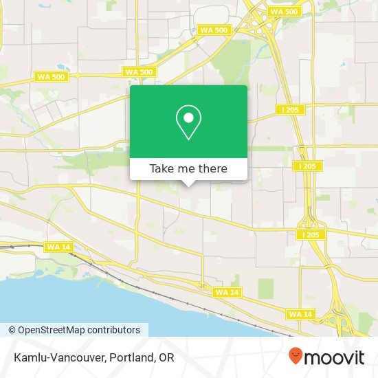 Mapa de Kamlu-Vancouver