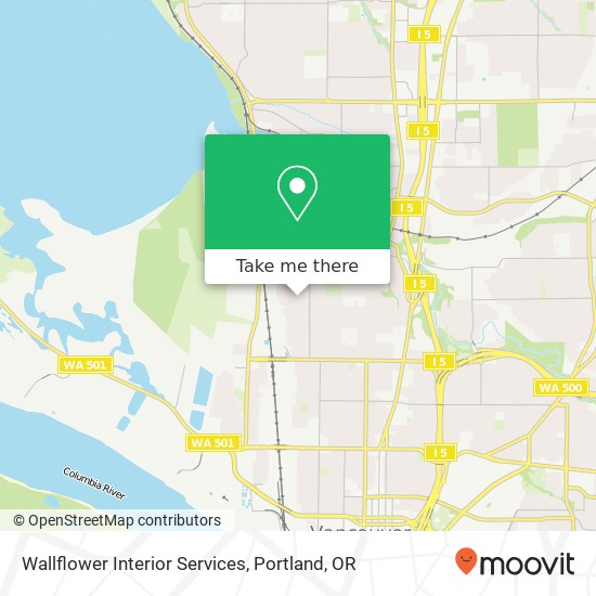 Wallflower Interior Services map