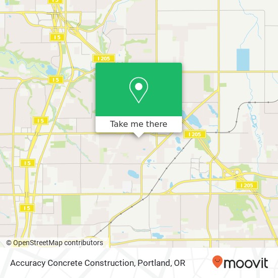 Accuracy Concrete Construction map