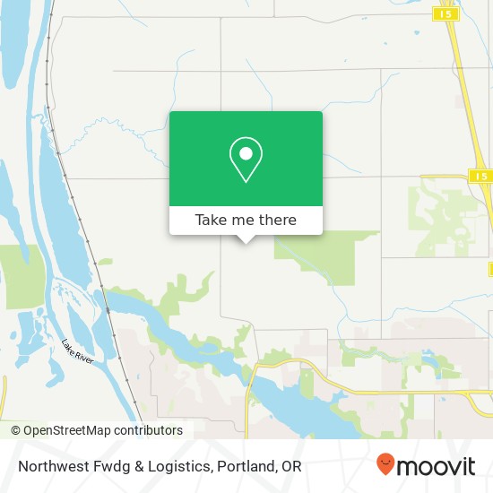Mapa de Northwest Fwdg & Logistics