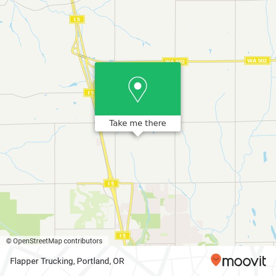 Flapper Trucking map