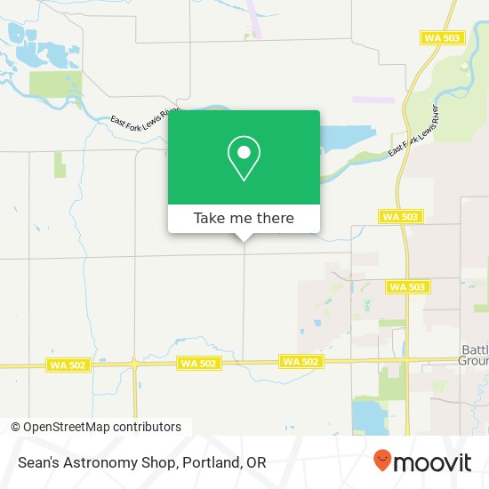 Sean's Astronomy Shop map