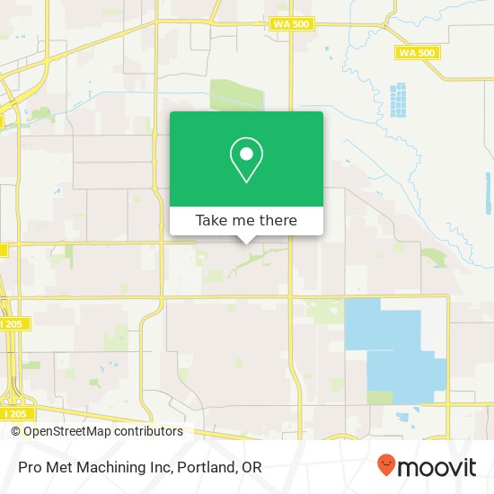 Pro Met Machining Inc map