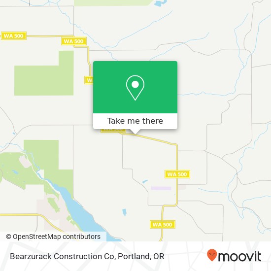 Bearzurack Construction Co map