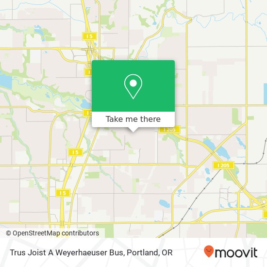 Mapa de Trus Joist A Weyerhaeuser Bus