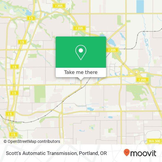 Mapa de Scott's Automatic Transmission