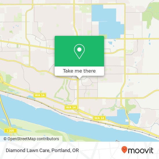 Diamond Lawn Care map