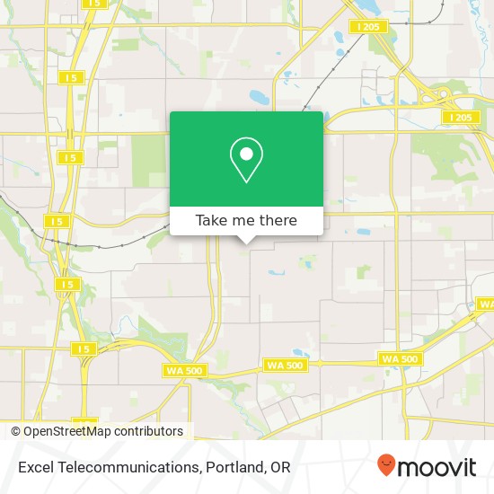 Excel Telecommunications map