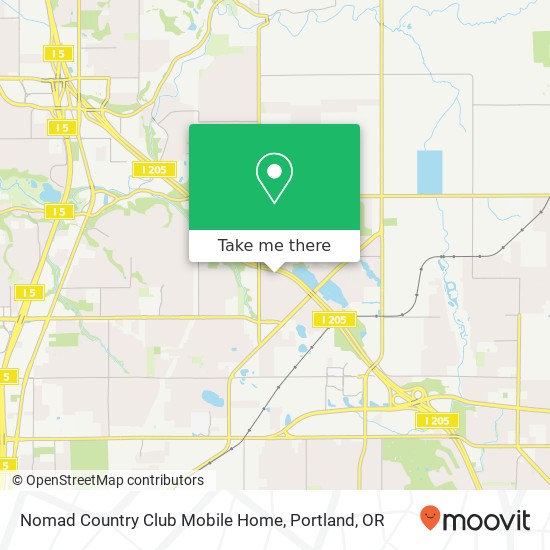 Mapa de Nomad Country Club Mobile Home