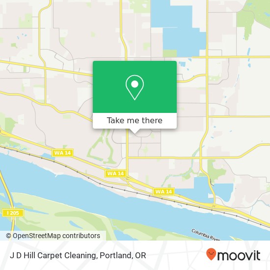 J D Hill Carpet Cleaning map