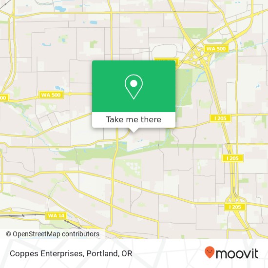 Coppes Enterprises map