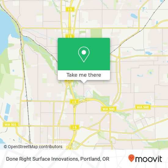 Done Right Surface Innovations map