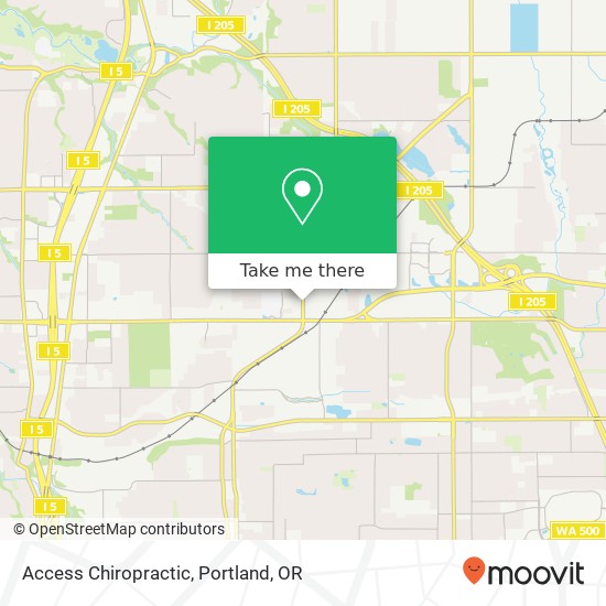 Access Chiropractic map