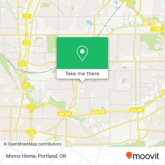 Moms Home map