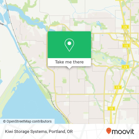 Mapa de Kiwi Storage Systems