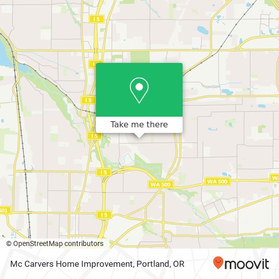 Mc Carvers Home Improvement map