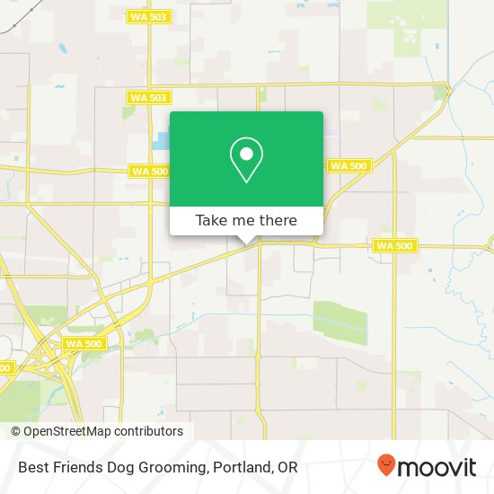 Mapa de Best Friends Dog Grooming
