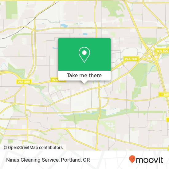 Ninas Cleaning Service map